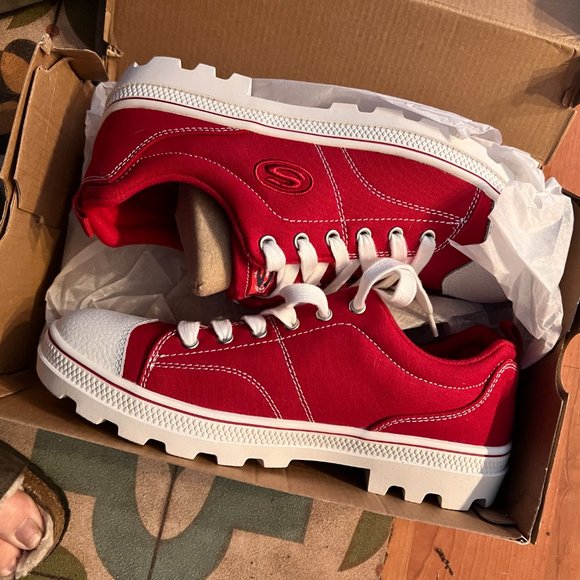 SKECHERS True Roots Canvas Lace-up Sneakers - Picture 5 of 7